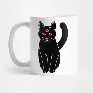 Black Cat Third Eye Mug